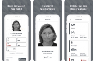 screen shots of the ID App