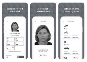 screen shots of the ID App