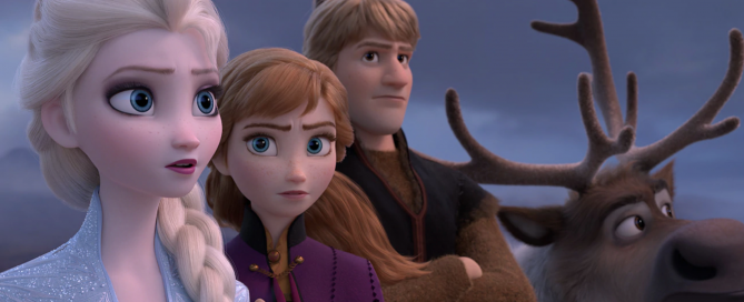 close up of the characters from Frozen II