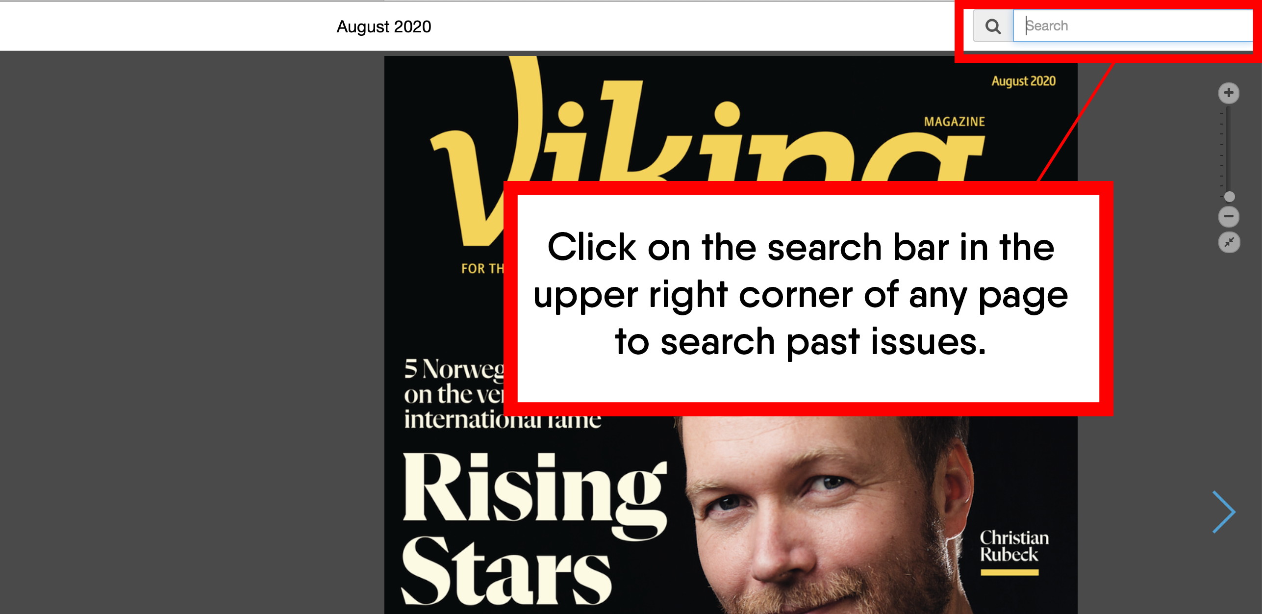 search bar screen shot