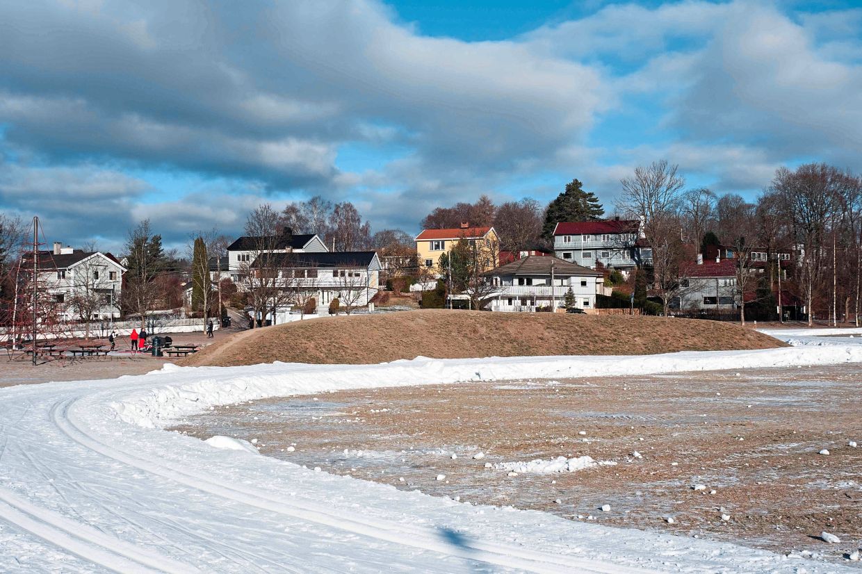 Snow in Oslo 