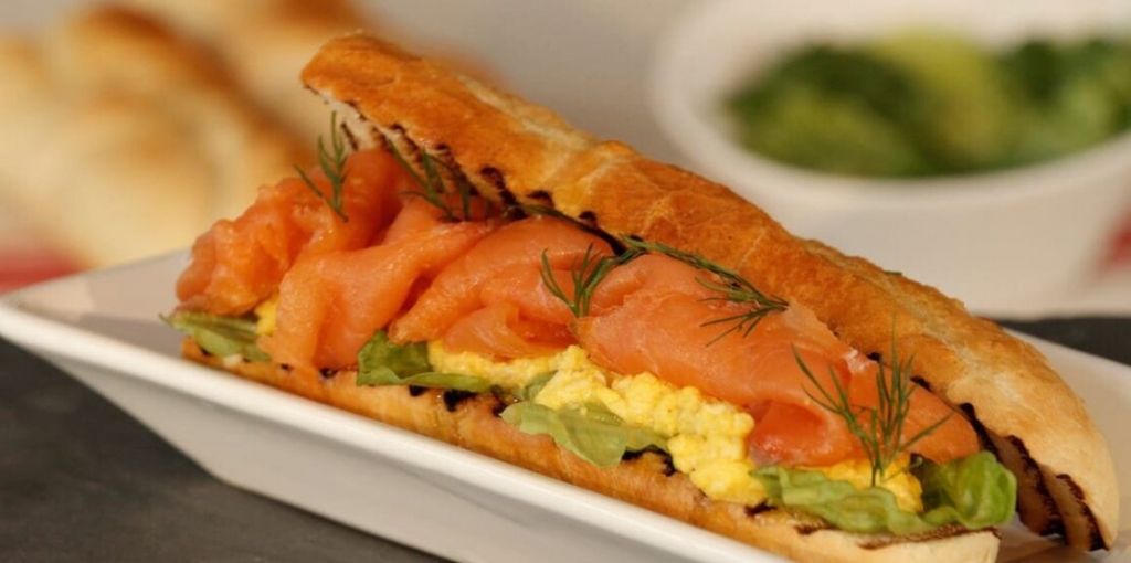 Smoked Norwegian Salmon and Egg Sandwich Sons of Norway