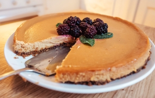 Brown Cheese Cheescake